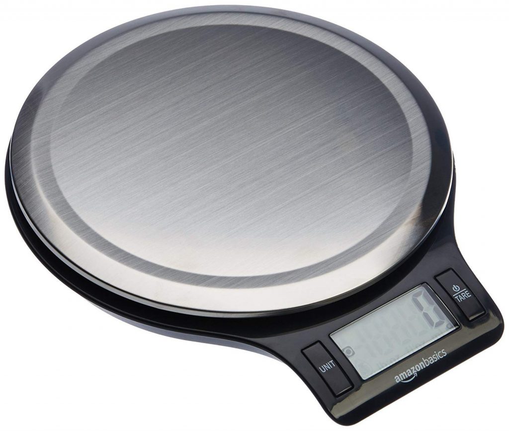 AmazonBasics Stainless Steel Digital Kitchen Scale with LCD Display ...